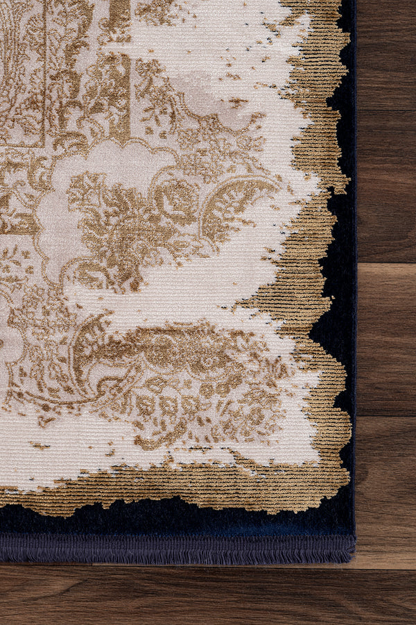 Koza Nostalgia Bej Gold Salon Halısı A3008A