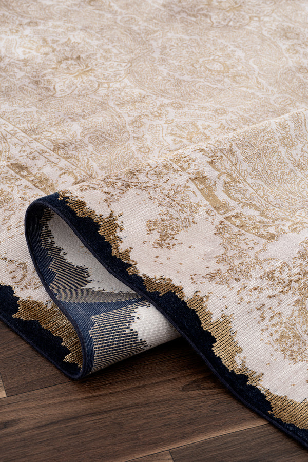 Koza Nostalgia Bej Gold Salon Halısı A3008A