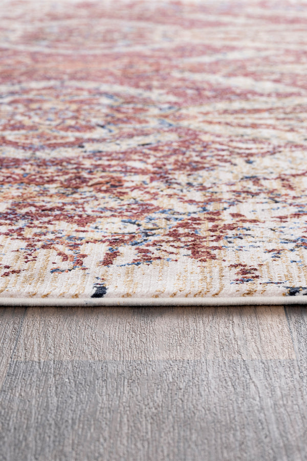 Koza Nostalgia Bej Bordo Salon Halısı A3009B