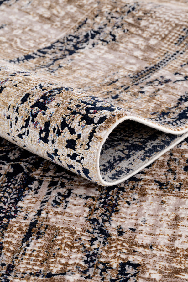 Koza Nostalgia Bej Gold Salon Halısı A3012A