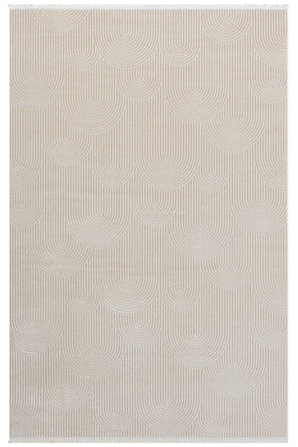 Koza Premium Lara Bej Oturma Odası Halısı A0336C