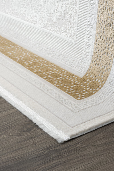 Koza Premium Lara Gold Akrilik Oturma Odası Halısı A0333D