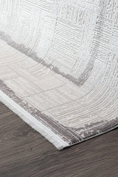 Koza Premium Lara Gri Oturma Odası Halısı A0250B