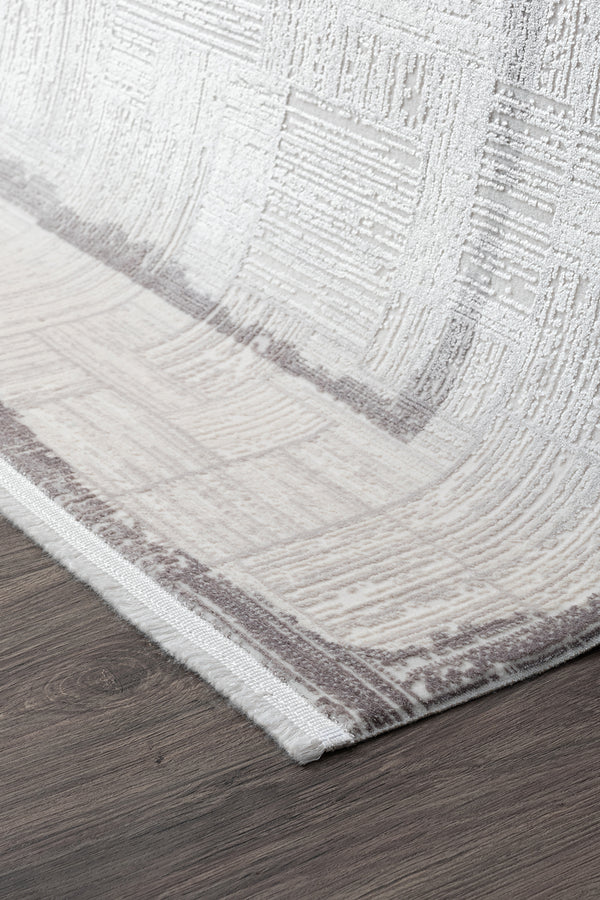 Koza Premium Lara Gri Oturma Odası Halısı A0250B