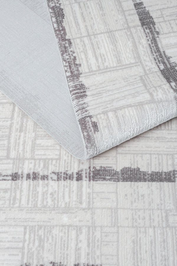 Koza Premium Lara Gri Oturma Odası Halısı A0250B