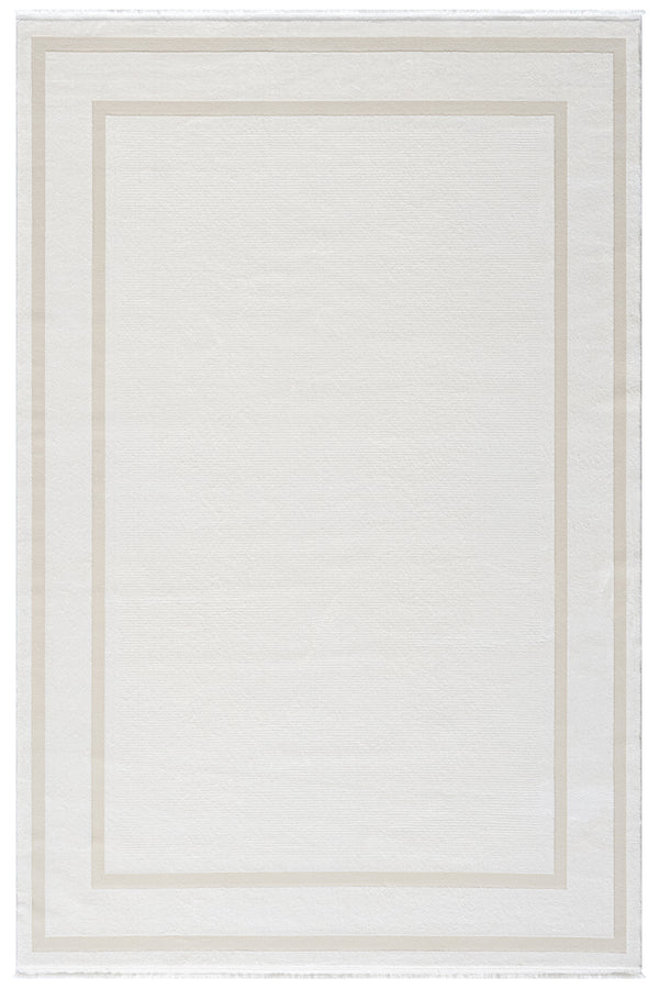 Koza Premium Lara Krem Oturma Odası Halısı A0251A