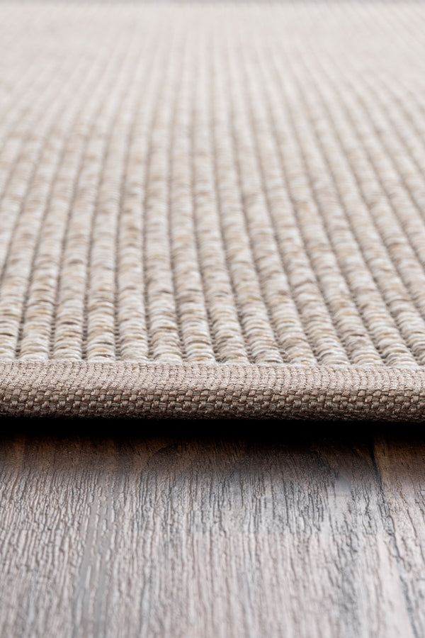 Koza Premium Sahara Bordure Bej-Bordür Vizon Mavi Sisal Halı B3610F