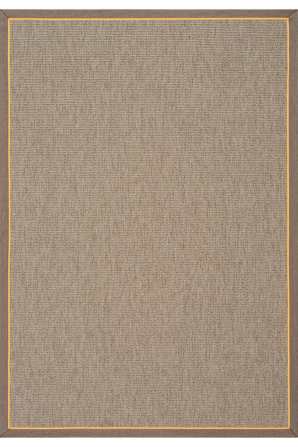 Koza Premium Sahara Bordure Bej-Bordür Vizon Sarı Sisal Halı B3610D