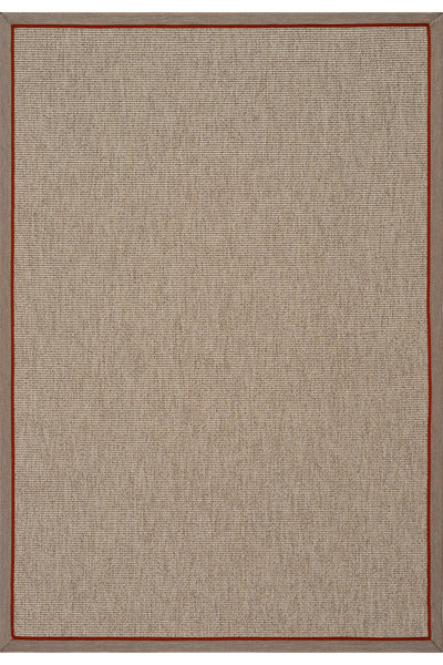 Koza Premium Sahara Bordure Bej-Bordür Vizon Turuncu Sisal Halı B3610E