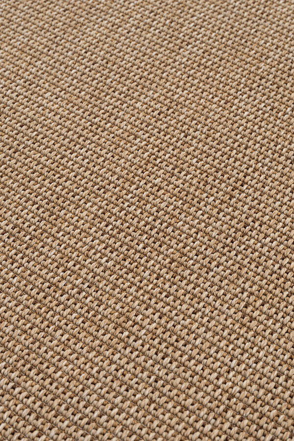 Koza Premium Sahara Bordure Natural-Bordür Kahve Mavi Sisal Halı B3610A