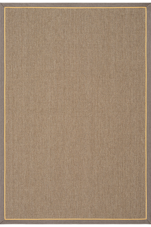 Koza Premium Sahara Bordure Natural-Bordür Vizon Sarı Sisal Halı B3610C