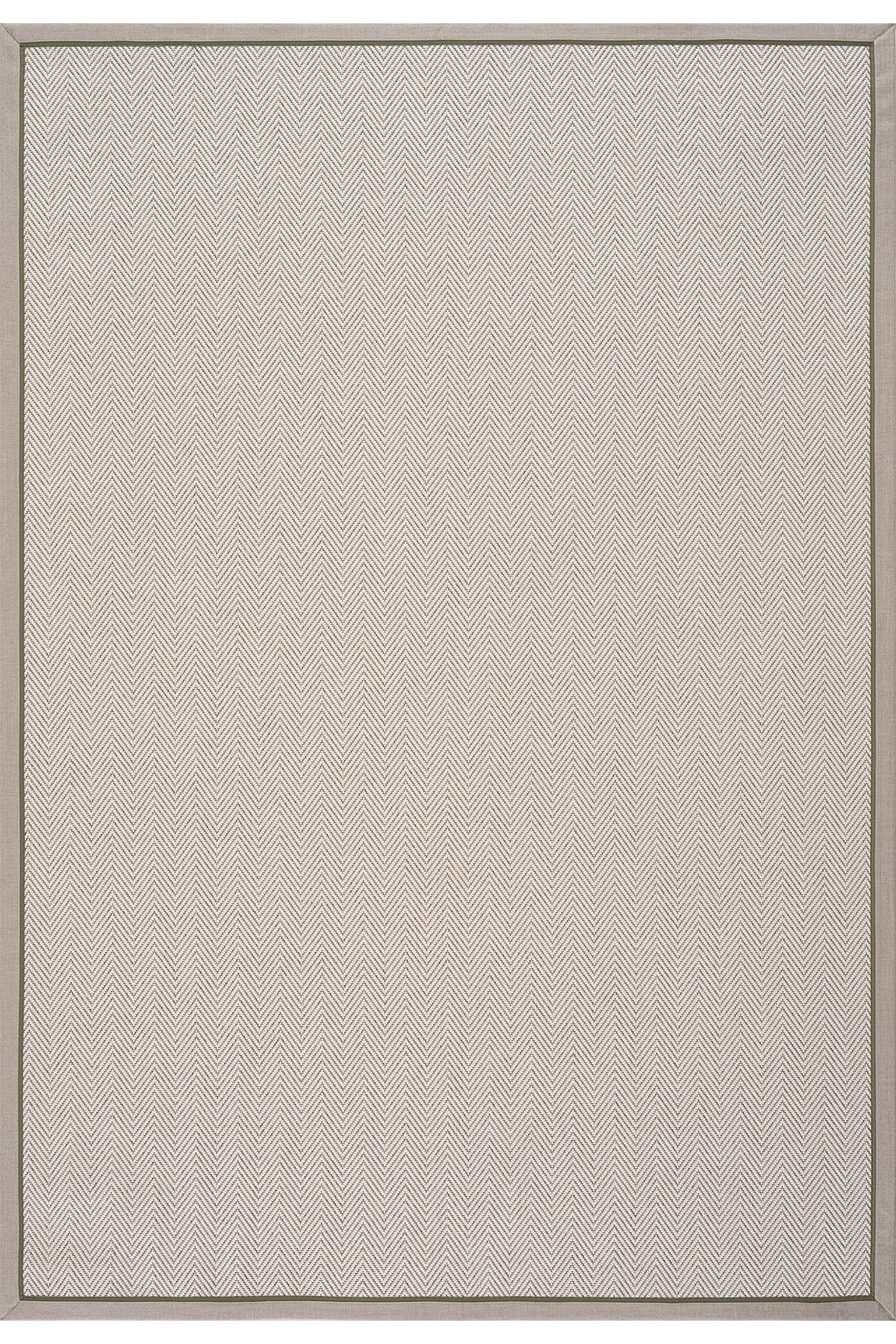 Koza Sahara Krem Bordür Bej Yeşil Halı B3616A