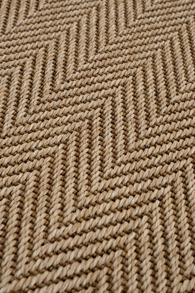 Koza Sahara Natural Bordür Kahve Bej B3616C