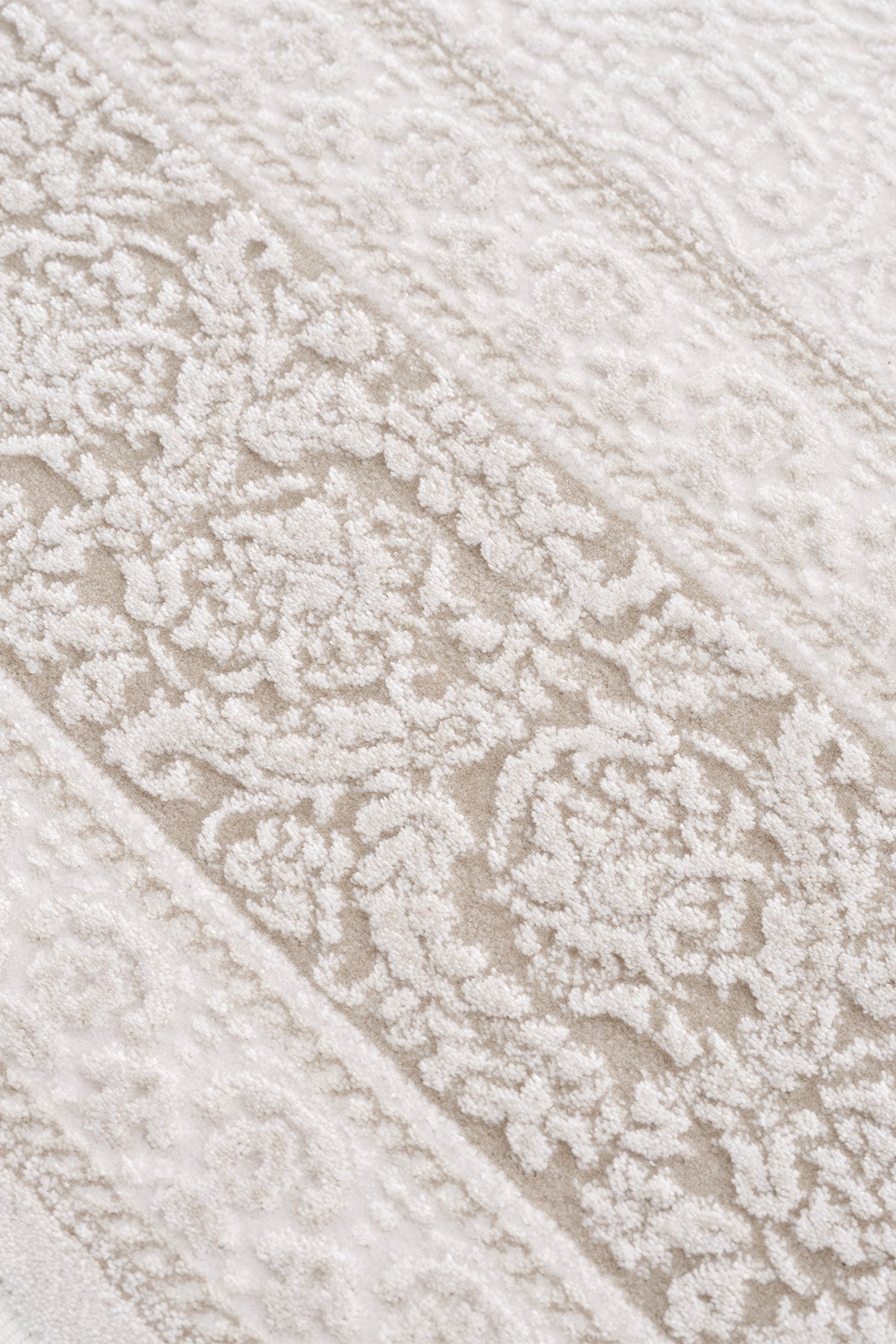 Koza Sedef Bej Salon Halısı A3586A