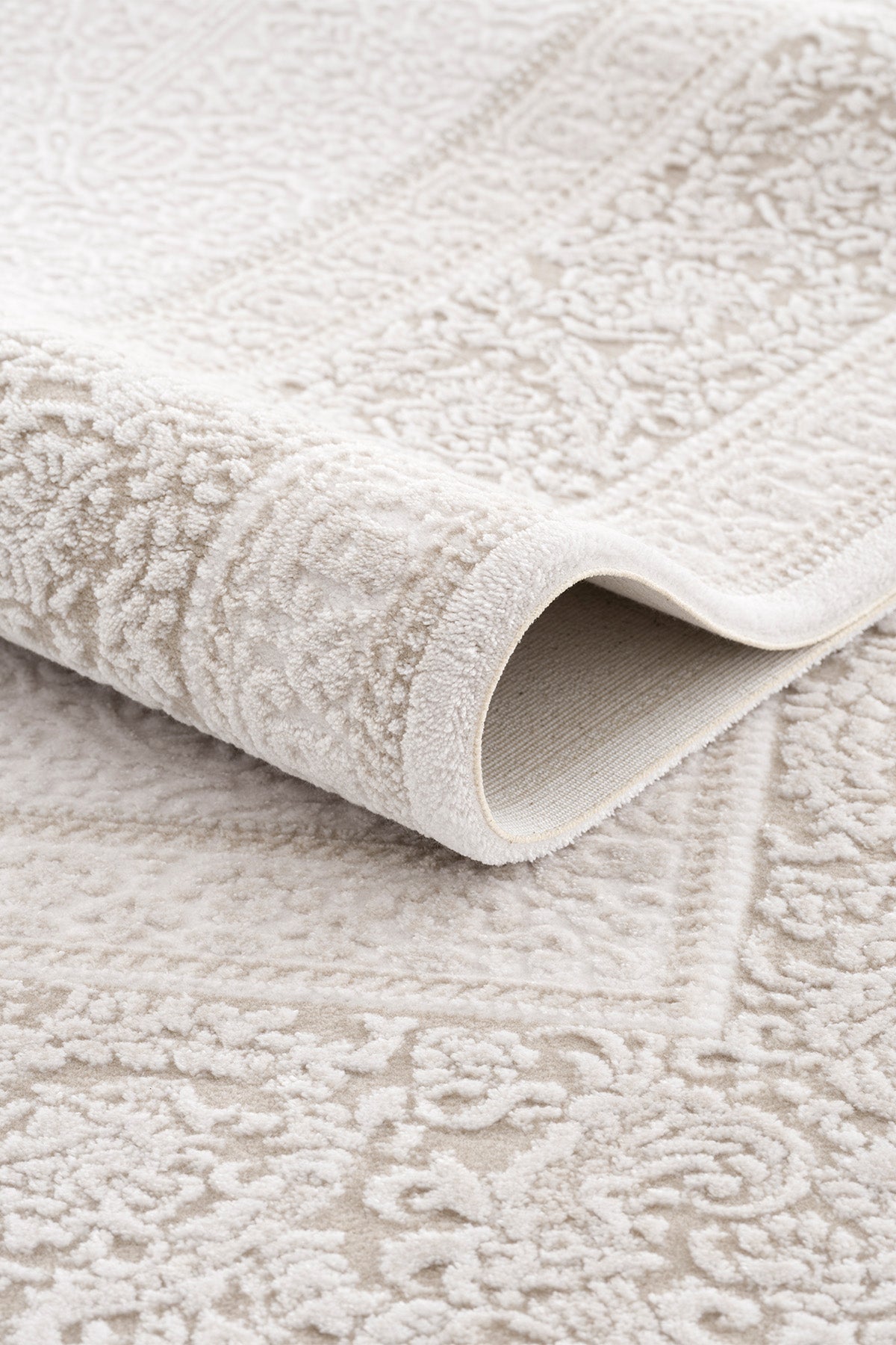 Koza Sedef Bej Salon Halısı A3586A