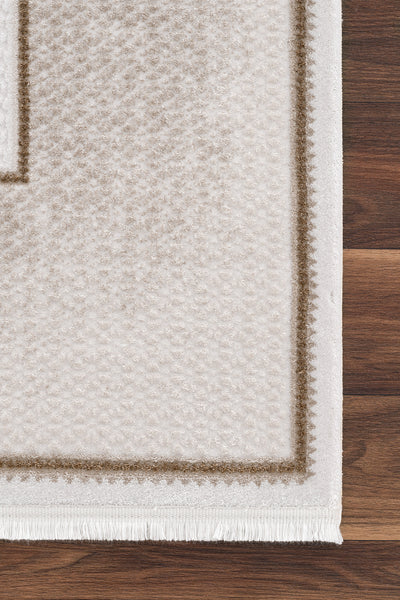 Koza Sedef Bej Terra Salon Halısı A3588D