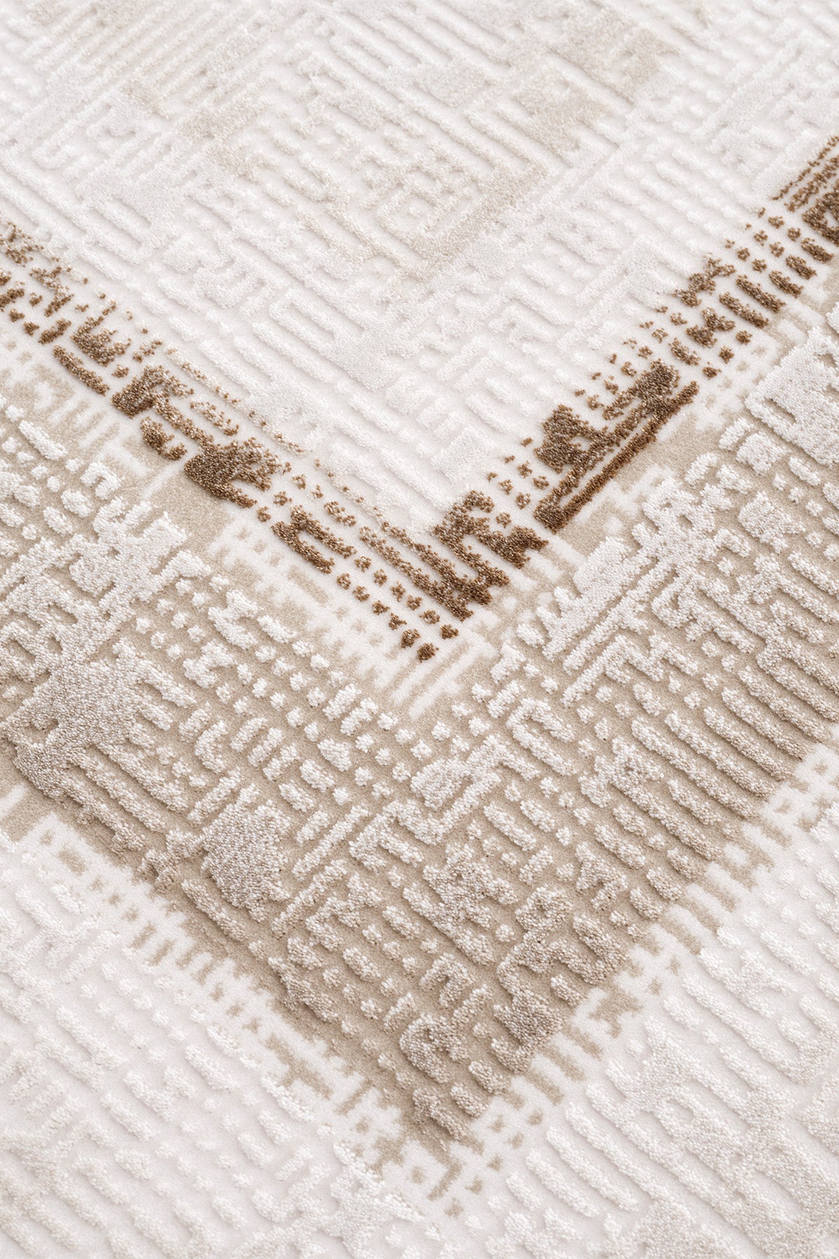 Koza Sedef Bej Terra Salon Halısı A3589D