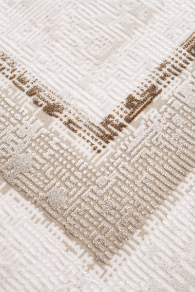 Koza Sedef Bej Terra Salon Halısı A3589D