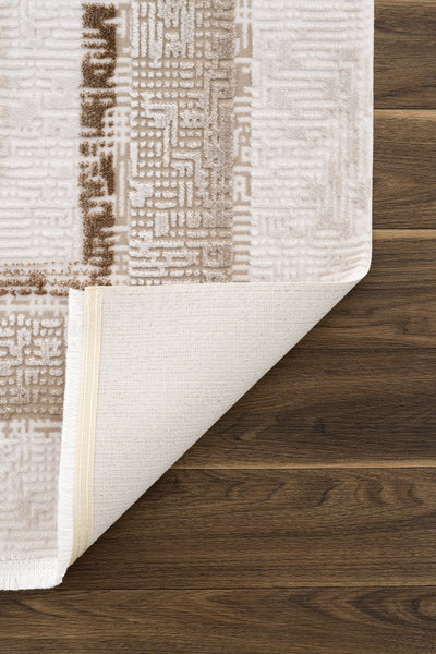 Koza Sedef Bej Terra Salon Halısı A3589D