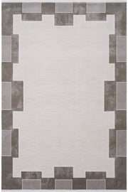 Koza Sedef Gri Salon Halısı A3590B