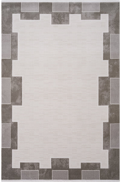 Koza Sedef Gri Salon Halısı A3590B