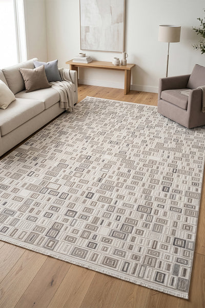 Koza Vista Vizon Gri Halı A5156D