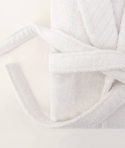 Likya Beyaz 2'li Çeyiz Bornoz Seti 1054A