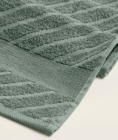 Likya Yeşil Balık Sırtı 2'li Çeyiz Havlu Seti 1026A