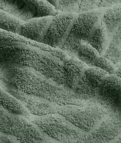 Likya Yeşil Balık Sırtı 2'li Çeyiz Havlu Seti 1026A