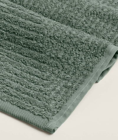 Likya Yeşil Düz Çizgili  2'li Çeyiz Havlu Seti 1034A