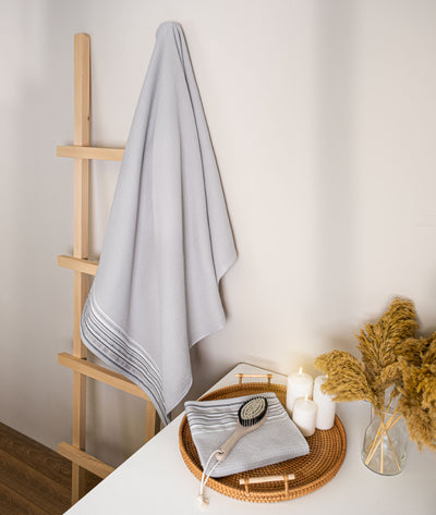 Limira Gri 2'li Çeyiz Havlu Seti 2257