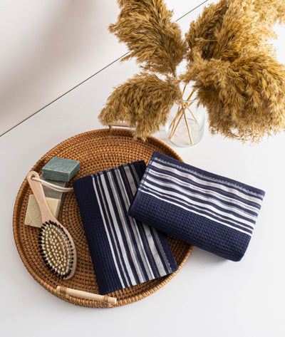 Limira Lacivert 2'li Çeyiz Havlu Seti 2246