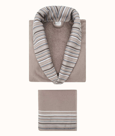 Limira Antrasit 2'li Set S-M Bornoz & Havlu 2228