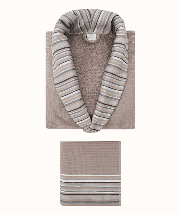 Limira Antrasit 2'li Set S-M Bornoz & Havlu 2228