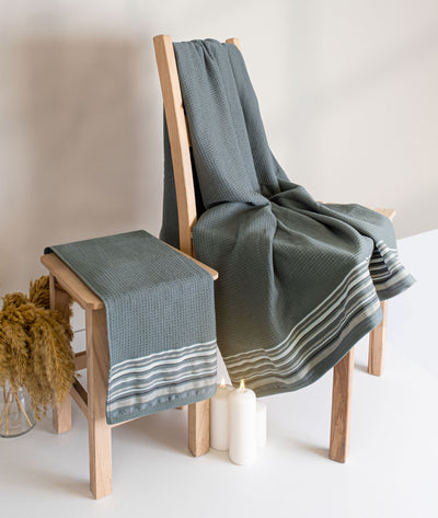 Limira 2'li Yeşil Çeyiz Havlu Seti 50x90-90x150 2260