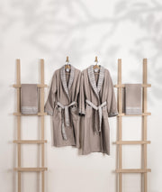 Limira Vizon 4'lü Set 2 Bornoz & 2 Havlu 2238