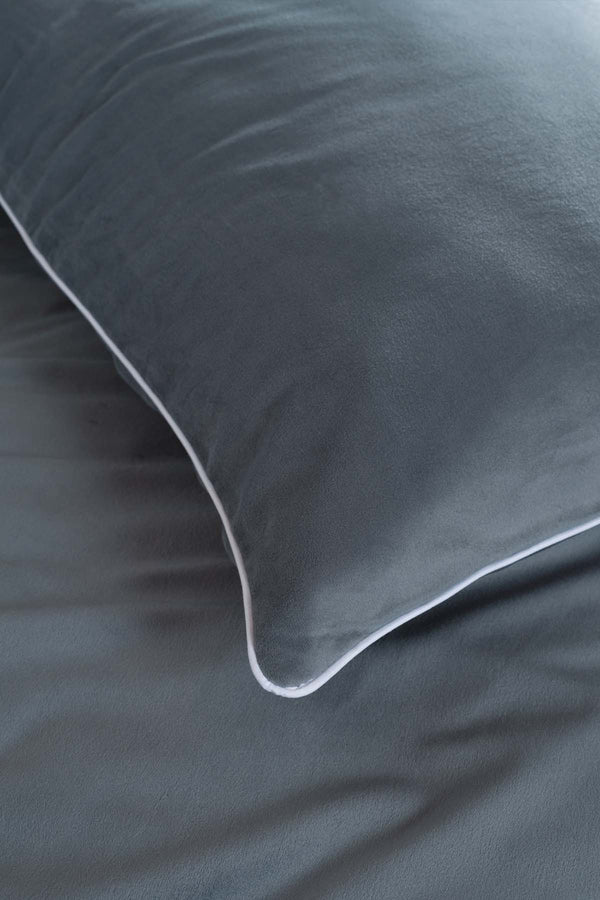 Linda İndigo Kadife Çift Kişilik Nevresim Takımı 200x220 5010