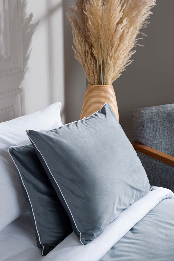 Linda İndigo Kadife Çift Kişilik Nevresim Takımı 200x220 5010