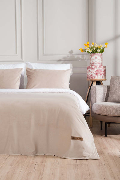 Linda Vizon Kadife Çift Kişilik Nevresim Takımı 200x220 5008