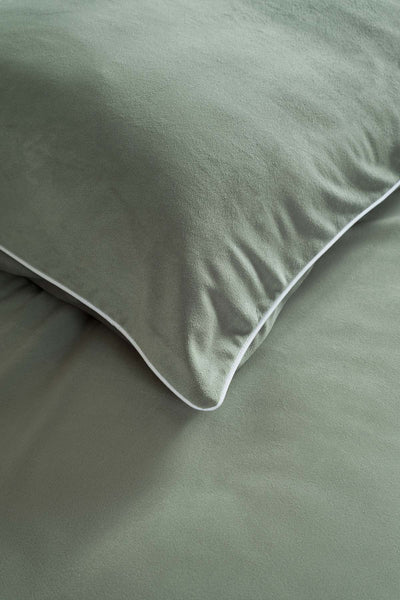 Linda Yeşil Kadife Çift Kişilik Nevresim Takımı 200x220 5009