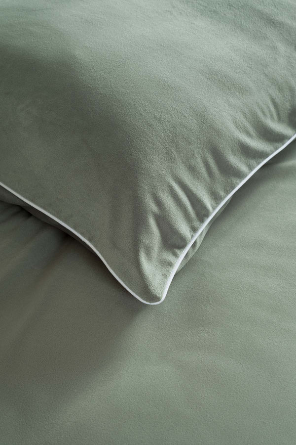 Linda Yeşil Kadife Çift Kişilik Nevresim Takımı 200x220 5009