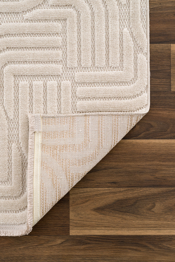 Lisbon Bej Oturma Odası Halısı A1761B