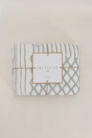 Loop Gri Akrilik Tv Battaniyesi 130x170 3731A