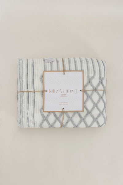 Loop Gri Akrilik Tv Battaniyesi 130x170 3731A