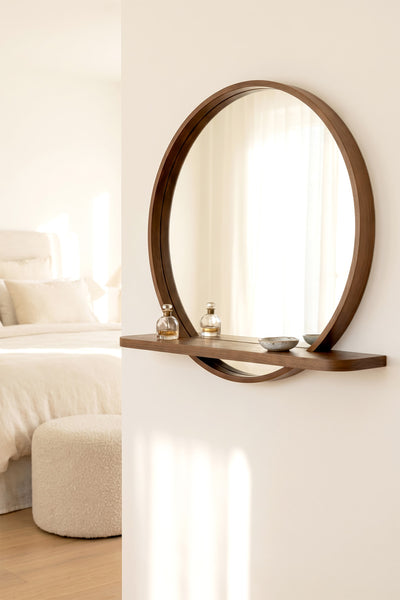 Luma Raflı Ayna 60 Cm