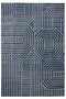 Lykke Mavi Halı Kilim Salon Oturma Odası Yatak Odası Koridor Makine Halısı 65224B