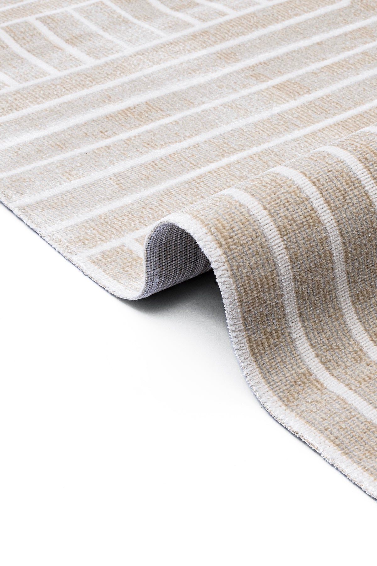 Lykke Sarı Halı Kilim Salon Oturma Odası Yatak Odası Koridor Makine Halısı 65224B