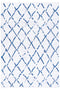 Maze Tile Navy Desenli Peluş Halı 7452