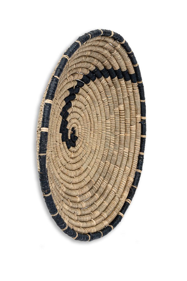 Meander Bambu Afrikan El Yapımı Fibonacci Duvar Tabağı 60cm 8912
