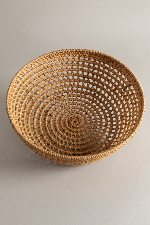 Meander Doğal Rattan El Yapımı Yemek Koruyucu 31x13cm 9071